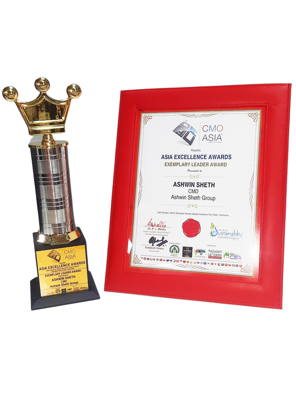 Exemplary Leader Award - Ashwin Sheth, CMD, Ashwin Sheth Group